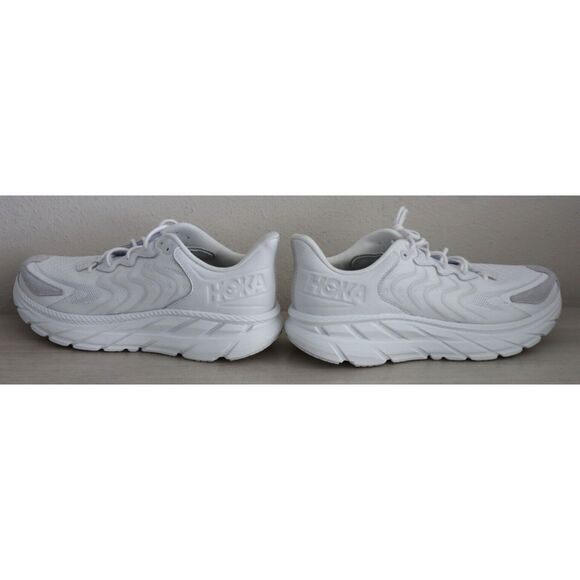 Hoka One One F27224D Men 11.5 Women 12.5 White Nimbus Cloud Clifton LS Shoe - Picture 9 of 10